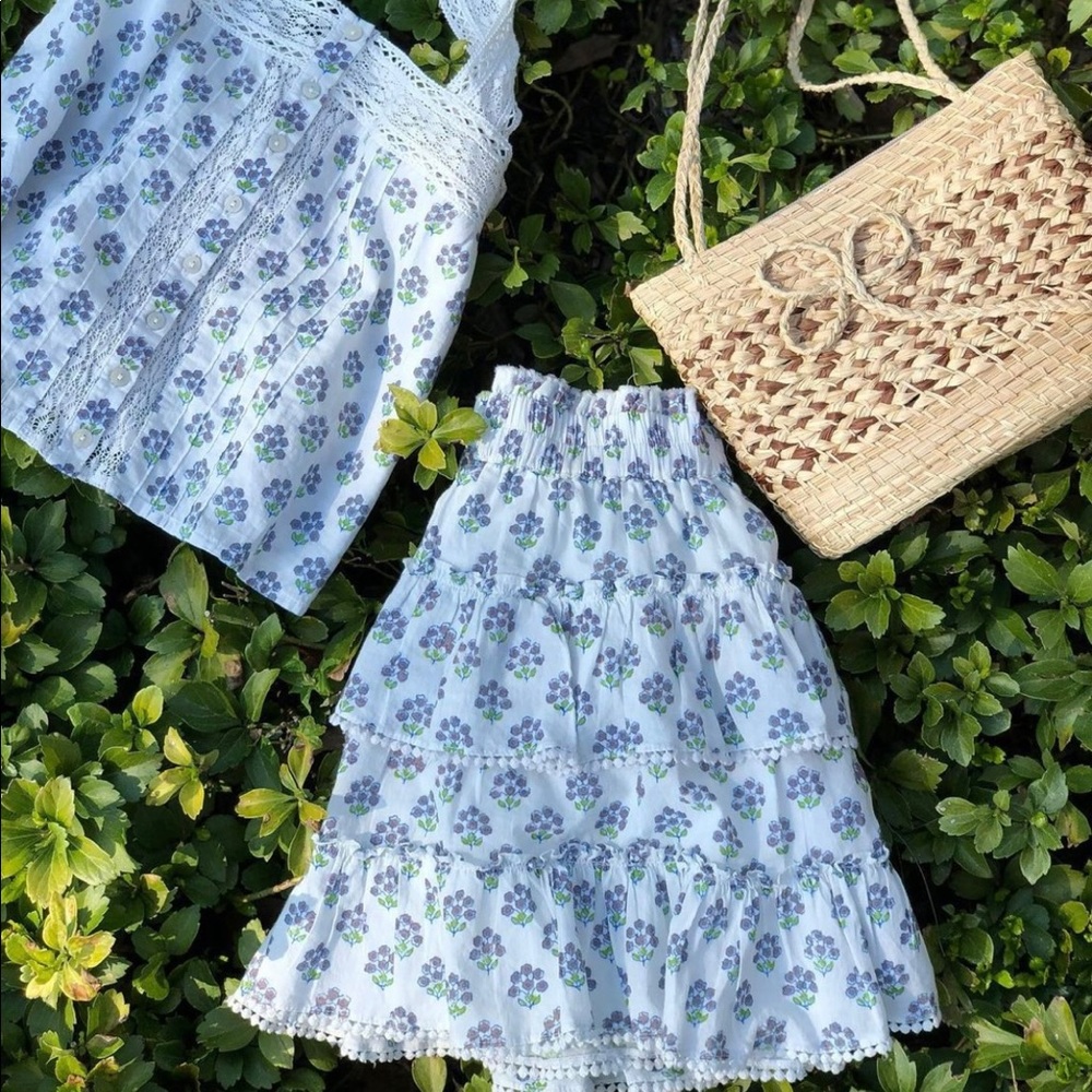 Floral Matching Skirt Set